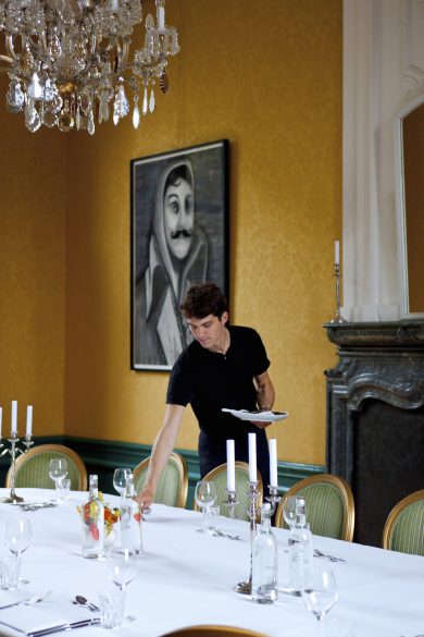 Grote salon tafeldekken